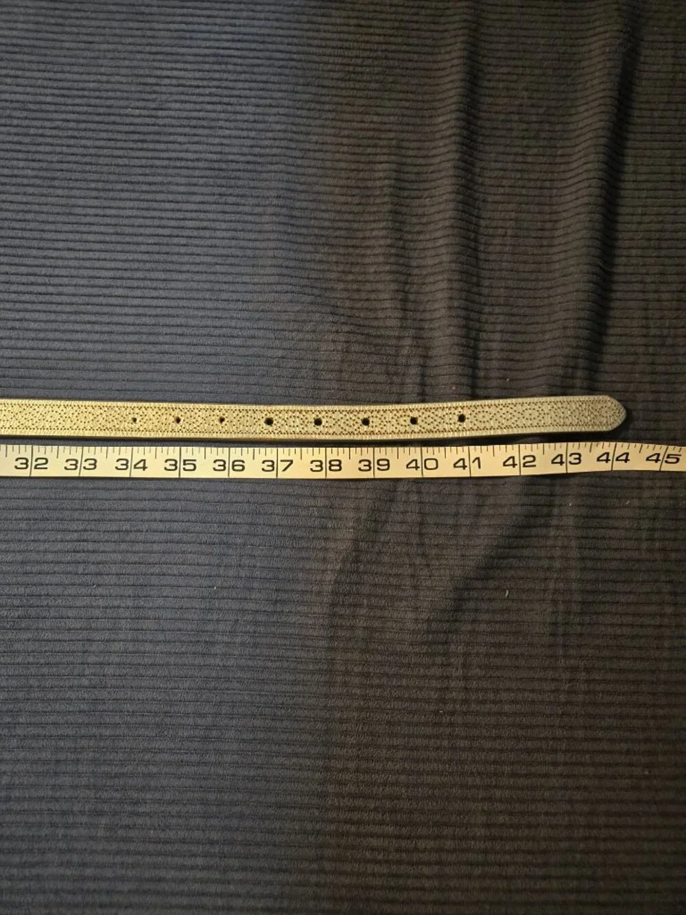 Metallic Fossil Belts, 2 Size Large Y2K, 90's Style Narrow Belts